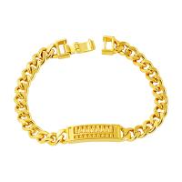 Rhinestone Brass Bracelets, plated, for woman & with rhinestone, golden, 9mm .8 cm 