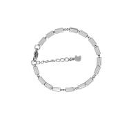 Stainless Steel Chain Bracelets, 314 Stainless Steel, with 1.57inch extender chain, Rectangle, fashion jewelry & Unisex Approx 5.9 Inch 