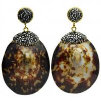 Seashell Earrings, Shell, fashion jewelry & for woman 
