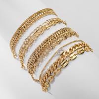 Bracelets en laiton, avec 1.97inch chaînes de rallonge, bijoux de mode & styles différents pour le choix & pour femme Environ 7.09 pouce, Vendu par PC