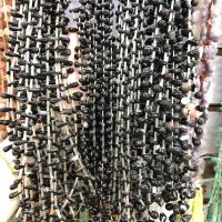 Natural Black Agate Beads, Teardrop, DIY black Approx 14.96 Inch 