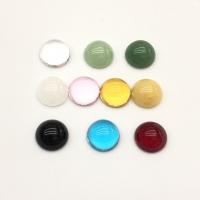 Impression Cabochon de verre, dôme, imitation jade & agate imitation & DIY, plus de couleurs à choisir, 12mm, Vendu par PC