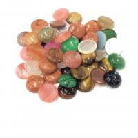Кабошоны из драгоценных камней, Природный камень, Колпак, DIY & различные материалы для выбора, Много цветов для выбора, 18mm, продается PC