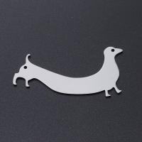 Stainless Steel Charm Connector, 201 Stainless Steel, Animal, Vacuum Ion Plating, fashion jewelry & polished & DIY & Unisex 