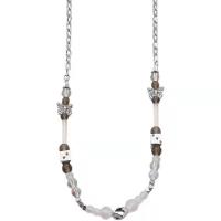 Edelstahl Schmuck Halskette, 314 Edelstahl, mit Glasperlen, mit Verlängerungskettchen von 1.96inch, Schmetterling, Modeschmuck & unisex, Länge:ca. 23.6 ZollInch, verkauft von PC