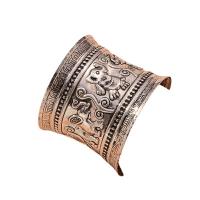 Zinc Alloy Cuff Bangle, antique silver color plated, fashion jewelry & for woman 