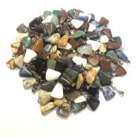 Pendentif bijoux de pierre gemme, Pierre naturelle, trapèze, différents matériaux pour le choix & unisexe, plus de couleurs à choisir Vendu par PC