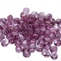Transparent Glass Seed Beads, Glass Beads, Round, stoving varnish, DIY 3.4mm 