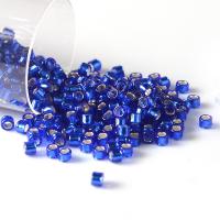 Glasperlen Perle, rund, Silbereinzug, DIY, keine, 1.9mm, 10G/Tasche, verkauft von Tasche