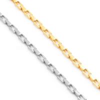 Stainless Steel Chain Necklace, 304 Stainless Steel, Vacuum Ion Plating, fashion jewelry & DIY & Unisex cm 