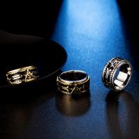 Titanium Steel Finger Ring, polished, fashion jewelry & Unisex 12mm 