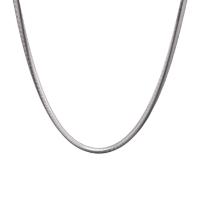 Collar de Acero Inoxidable, 314 acero inoxidable, con 1.96inch extender cadena, Joyería & unisexo & cadena de la serpiente, color original, longitud:aproximado 20.2 Inch, Vendido por UD
