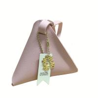 Cuero de PU bolsa de regalo, Triángulo, más colores para la opción, 100x100mm, Vendido por UD