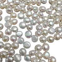 Barock kultivierten Süßwassersee Perlen, Natürliche kultivierte Süßwasserperlen, DIY & kein Loch, weiß, 8-9mm, verkauft von PC