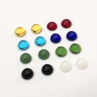 Impresión cristal Cabochon, Vidrio, Cúpula, imitación jade & Bricolaje, más colores para la opción, 10mm, Vendido por UD