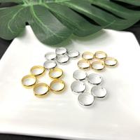 Brass Frame Beads, Donut, plated, DIY & double-hole 8mm 