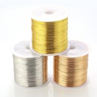 Brass Wire, with plastic spool, plated, DIY 
