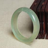 Jade New Mountain Bangle, Round, polished & for woman, green 