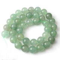 Perle en aventurine verte, Rond, DIY & normes différentes pour le choix, vert Environ 38-40 cm, Vendu par brin