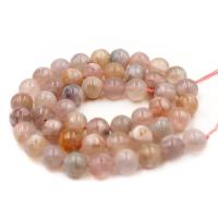 Cherry Blossom Agate Beads, Round, DIY mixed colors Approx 14.96 Inch 