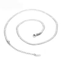 Stainless Steel Chain Necklace, 304 Stainless Steel, Vacuum Ion Plating, polished & DIY cm 