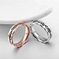 Titanium Steel Finger Ring, anoint, fashion jewelry & Unisex 5mm 
