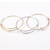 Stainless Steel Bangle, 304 Stainless Steel, polished, Adjustable & fashion jewelry & for woman 