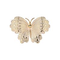 Emaille -Brosche, Messing, Schmetterling, 14 K vergoldet, für Frau, 48x33mm, verkauft von PC