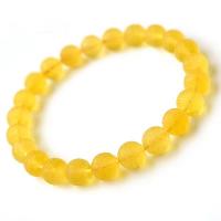 янтарь браслет, Радиационная защита & Женский, желтый, 7.8-8mm, длина:Приблизительно 21 см, продается PC