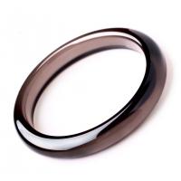 Ice Obsidian Bangle, for woman, brown, 52-63mm 