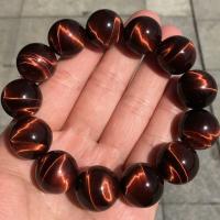 Tiger Eye Stone Bracelets, handmade, Unisex & radiation protection, mixed colors Approx 21 cm 