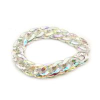 Acrylic Linking Ring, AB color plated, DIY multi-colored 