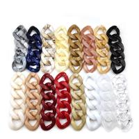 Акриловые Связывание кольцо, Акрил, Искусственные оболочки & DIY & глазированный, Много цветов для выбора Приблизительно 145ПК/сумка, продается сумка