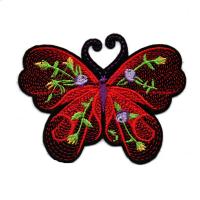 Sewing on Patch, Cloth, Butterfly 
