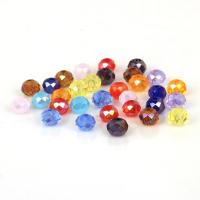 Perles de cristal rondelle, abaque, DIY & facettes, plus de couleurs à choisir, 6mm, Environ Vendu par sac