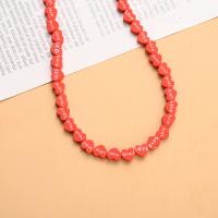 Polymer Clay Jewelry Beads, Heart, DIY Inch 