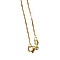 Латунь цепи ожерелье, Палку, плакирован золотом, DIY & разные стили для выбора, Золотой, длина:17.71 дюймовый, продается PC