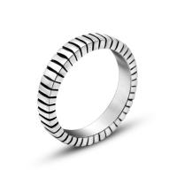 Titanium Steel Finger Ring, polished, Unisex original color 