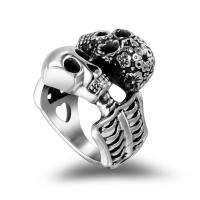 Anillo de dedo de acero Titanium de, Partículas de acero, pulido, unisexo & diverso tamaño para la opción, color original, Vendido por UD