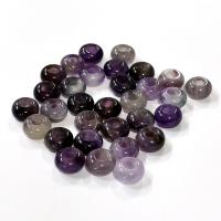 Natural Amethyst Beads, Abacus, polished, DIY, purple 