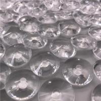 Transparent Acrylic Beads, injection moulding, DIY & double-hole 25mm, Approx 