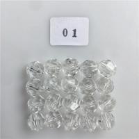 Transparent Acrylic Beads, injection moulding, DIY & faceted 16mm, Approx 