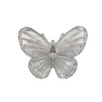 Transparent Acrylic Pendants, Butterfly, injection moulding, DIY, clear Approx 