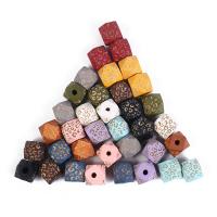 Printing Wood Beads, Schima Superba, Carved, DIY, mixed colors, 10mm 