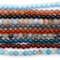 Mixed Gemstone Beads, Natural Stone, Round, DIY & faceted 8mm, Approx 