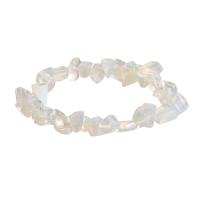 Gemstone Chip Bracelets, irregular, elastic & for woman 60mm 