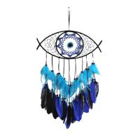 Fashion Dream Catcher, Feather, with Wood & Iron, Evil Eye 