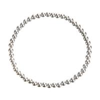 Stainless Steel Chain Bracelets, 303 Stainless Steel original color Approx 6.8 Inch 