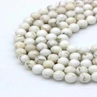 Howlite Beads, Round, DIY, white Approx 38 cm 