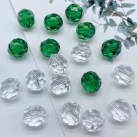 Transparent Acrylic Beads, plated, DIY & faceted 
